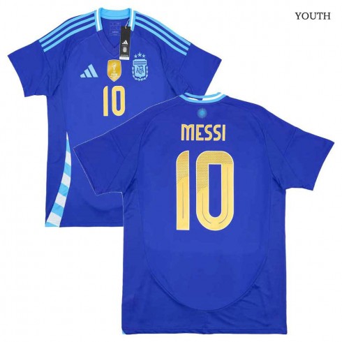 2024-25 Argentina Away Youth Shirt Messi #10 2024-25 Argentina Away Youth Shirt Messi #10
